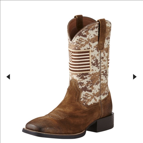 Ariat Other - Ariat American Flag Cowboy Boots